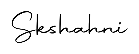How to make Skshahni signature? Autography-DOLnW is a professional autograph style. Create handwritten signature for Skshahni name. Skshahni signature style 10 images and pictures png