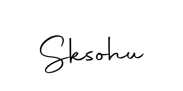 Design your own signature with our free online signature maker. With this signature software, you can create a handwritten (Autography-DOLnW) signature for name Sksohu. Sksohu signature style 10 images and pictures png