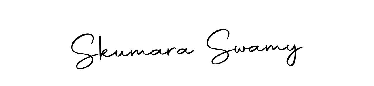 You should practise on your own different ways (Autography-DOLnW) to write your name (Skumara Swamy) in signature. don't let someone else do it for you. Skumara Swamy signature style 10 images and pictures png