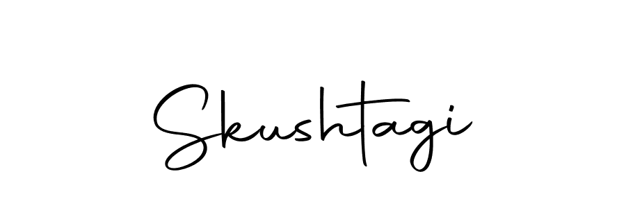 Design your own signature with our free online signature maker. With this signature software, you can create a handwritten (Autography-DOLnW) signature for name Skushtagi. Skushtagi signature style 10 images and pictures png