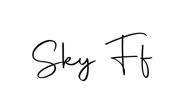 The best way (Autography-DOLnW) to make a short signature is to pick only two or three words in your name. The name Sky Ff include a total of six letters. For converting this name. Sky Ff signature style 10 images and pictures png