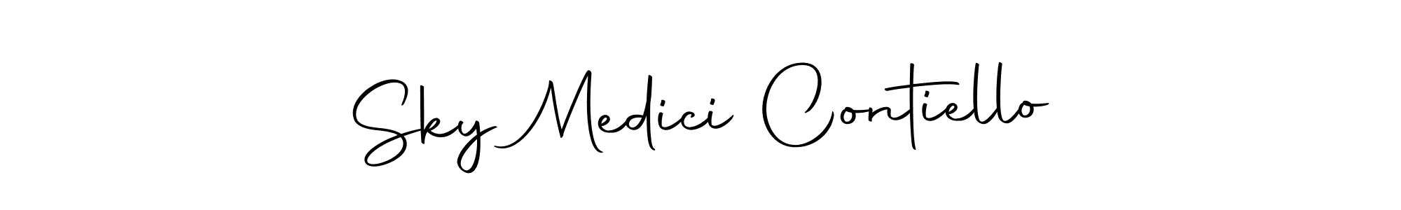 The best way (Autography-DOLnW) to make a short signature is to pick only two or three words in your name. The name Sky Medici Contiello include a total of six letters. For converting this name. Sky Medici Contiello signature style 10 images and pictures png
