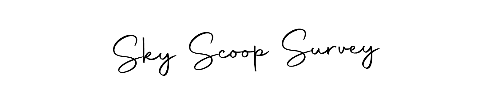 Autography-DOLnW is a professional signature style that is perfect for those who want to add a touch of class to their signature. It is also a great choice for those who want to make their signature more unique. Get Sky Scoop Survey name to fancy signature for free. Sky Scoop Survey signature style 10 images and pictures png