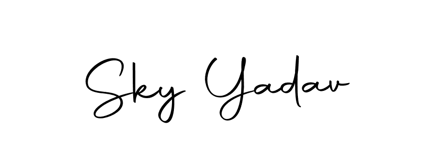 This is the best signature style for the Sky Yadav name. Also you like these signature font (Autography-DOLnW). Mix name signature. Sky Yadav signature style 10 images and pictures png