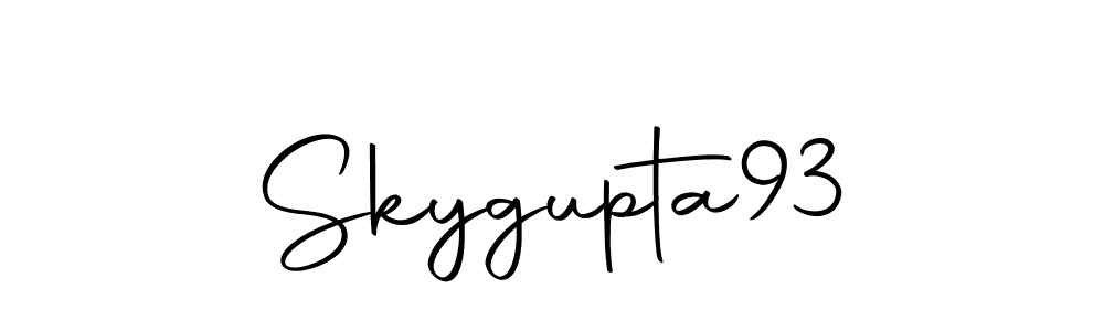 You can use this online signature creator to create a handwritten signature for the name Skygupta93. This is the best online autograph maker. Skygupta93 signature style 10 images and pictures png