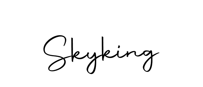 Also we have Skyking name is the best signature style. Create professional handwritten signature collection using Autography-DOLnW autograph style. Skyking signature style 10 images and pictures png