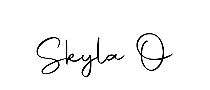 Here are the top 10 professional signature styles for the name Skyla O. These are the best autograph styles you can use for your name. Skyla O signature style 10 images and pictures png