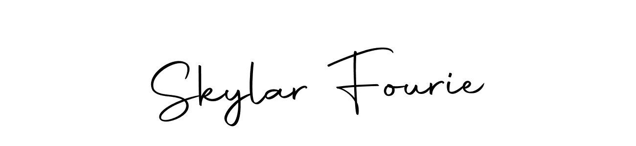 Design your own signature with our free online signature maker. With this signature software, you can create a handwritten (Autography-DOLnW) signature for name Skylar Fourie. Skylar Fourie signature style 10 images and pictures png