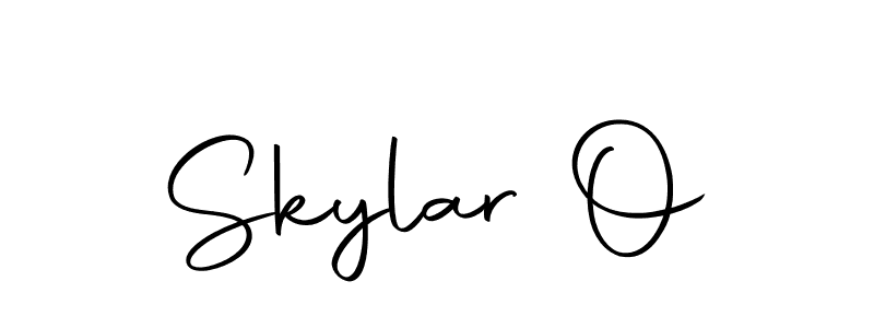 It looks lik you need a new signature style for name Skylar O. Design unique handwritten (Autography-DOLnW) signature with our free signature maker in just a few clicks. Skylar O signature style 10 images and pictures png