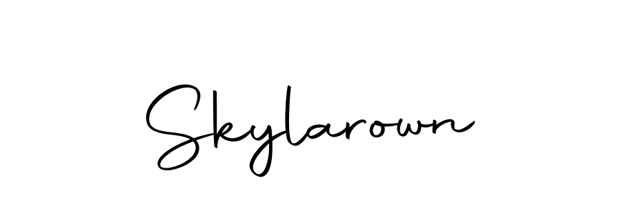 The best way (Autography-DOLnW) to make a short signature is to pick only two or three words in your name. The name Skylarown include a total of six letters. For converting this name. Skylarown signature style 10 images and pictures png