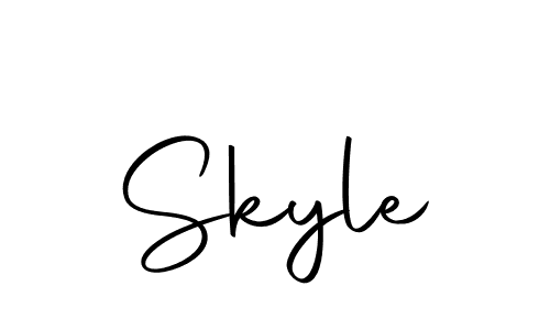 if you are searching for the best signature style for your name Skyle. so please give up your signature search. here we have designed multiple signature styles  using Autography-DOLnW. Skyle signature style 10 images and pictures png