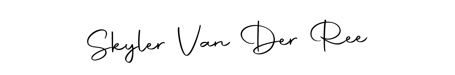 This is the best signature style for the Skyler Van Der Ree name. Also you like these signature font (Autography-DOLnW). Mix name signature. Skyler Van Der Ree signature style 10 images and pictures png