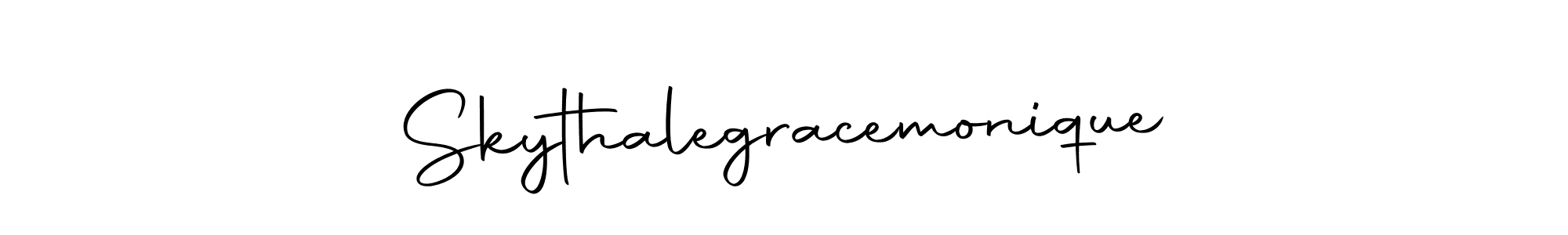 Make a beautiful signature design for name Skythalegracemonique. Use this online signature maker to create a handwritten signature for free. Skythalegracemonique signature style 10 images and pictures png