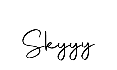 Also we have Skyyy name is the best signature style. Create professional handwritten signature collection using Autography-DOLnW autograph style. Skyyy signature style 10 images and pictures png