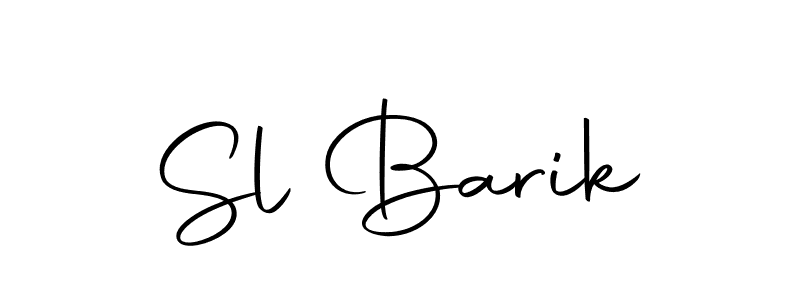 How to make Sl Barik signature? Autography-DOLnW is a professional autograph style. Create handwritten signature for Sl Barik name. Sl Barik signature style 10 images and pictures png