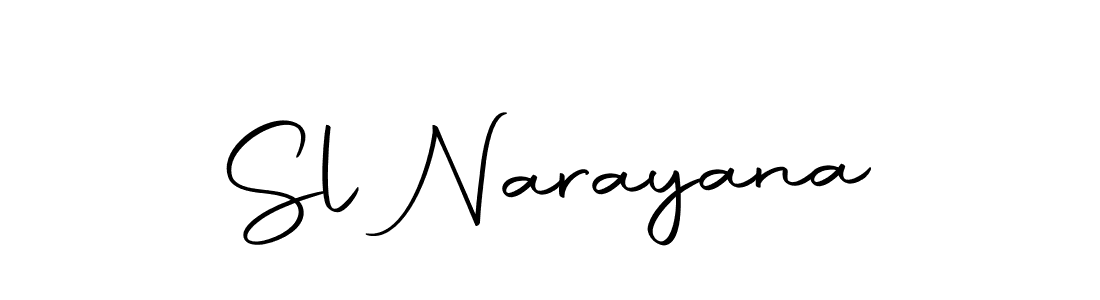 Make a beautiful signature design for name Sl Narayana. Use this online signature maker to create a handwritten signature for free. Sl Narayana signature style 10 images and pictures png