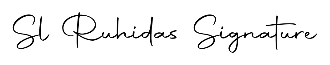 Master the art of signing with Sl Ruhidas Signature written in fluent Autography-DOLnW script. A great template to practice and refine your handwriting. Sl Ruhidas Signature signature style 10 images and pictures png