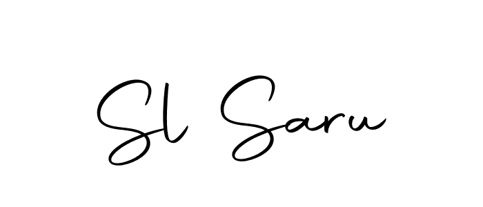 if you are searching for the best signature style for your name Sl Saru. so please give up your signature search. here we have designed multiple signature styles  using Autography-DOLnW. Sl Saru signature style 10 images and pictures png