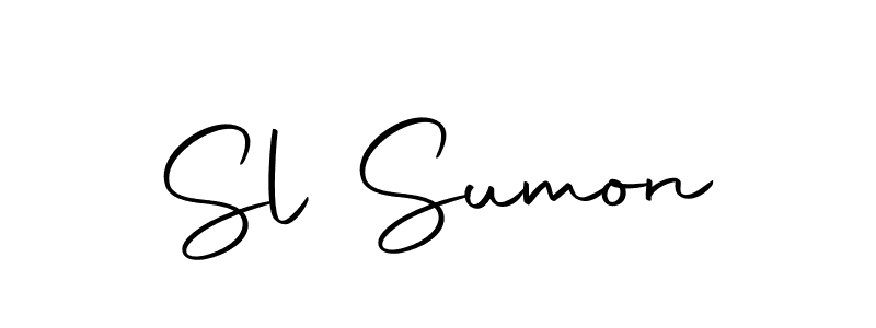 Sl Sumon stylish signature style. Best Handwritten Sign (Autography-DOLnW) for my name. Handwritten Signature Collection Ideas for my name Sl Sumon. Sl Sumon signature style 10 images and pictures png