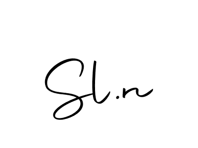 Also we have Sl.n name is the best signature style. Create professional handwritten signature collection using Autography-DOLnW autograph style. Sl.n signature style 10 images and pictures png