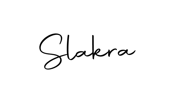How to make Slakra name signature. Use Autography-DOLnW style for creating short signs online. This is the latest handwritten sign. Slakra signature style 10 images and pictures png