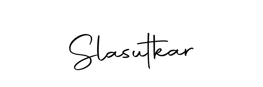 Make a beautiful signature design for name Slasutkar. Use this online signature maker to create a handwritten signature for free. Slasutkar signature style 10 images and pictures png