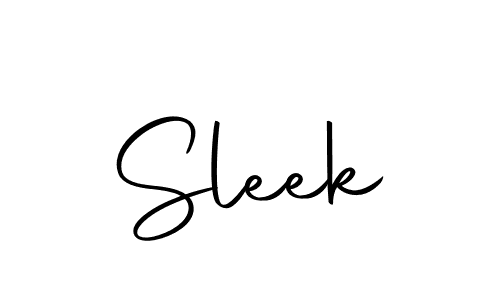 The best way (Autography-DOLnW) to make a short signature is to pick only two or three words in your name. The name Sleek include a total of six letters. For converting this name. Sleek signature style 10 images and pictures png