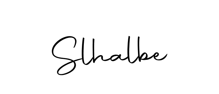 How to make Slhalbe signature? Autography-DOLnW is a professional autograph style. Create handwritten signature for Slhalbe name. Slhalbe signature style 10 images and pictures png