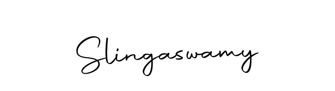 How to make Slingaswamy signature? Autography-DOLnW is a professional autograph style. Create handwritten signature for Slingaswamy name. Slingaswamy signature style 10 images and pictures png