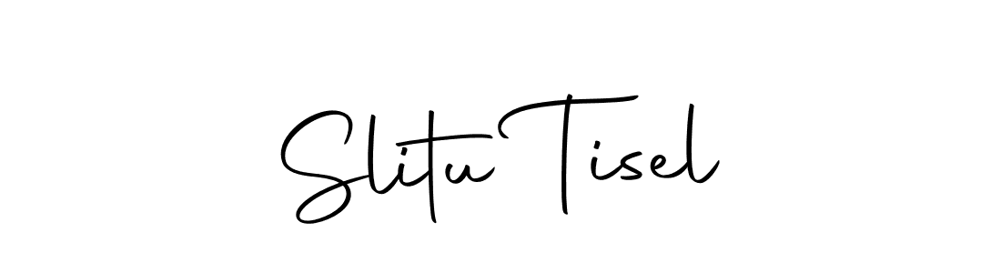 You should practise on your own different ways (Autography-DOLnW) to write your name (Slitu Tisel) in signature. don't let someone else do it for you. Slitu Tisel signature style 10 images and pictures png