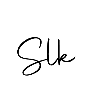 How to make Slk signature? Autography-DOLnW is a professional autograph style. Create handwritten signature for Slk name. Slk signature style 10 images and pictures png