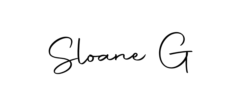 You should practise on your own different ways (Autography-DOLnW) to write your name (Sloane G) in signature. don't let someone else do it for you. Sloane G signature style 10 images and pictures png