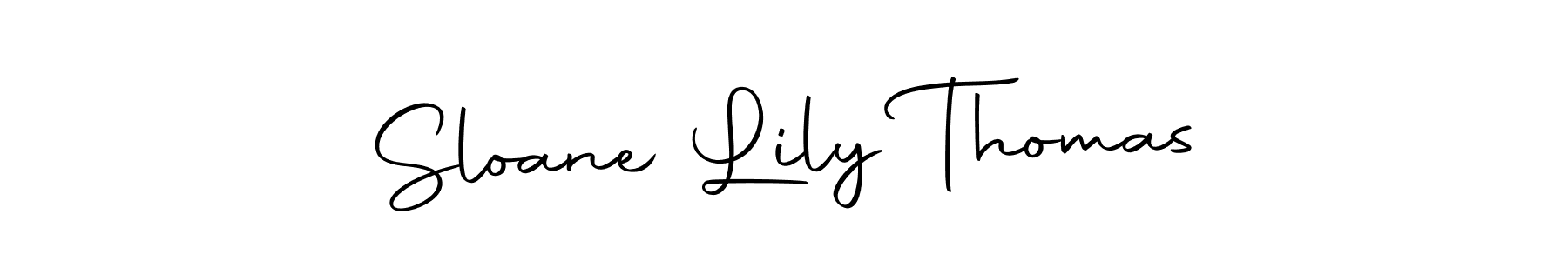 Use a signature maker to create a handwritten signature online. With this signature software, you can design (Autography-DOLnW) your own signature for name Sloane Lily Thomas. Sloane Lily Thomas signature style 10 images and pictures png