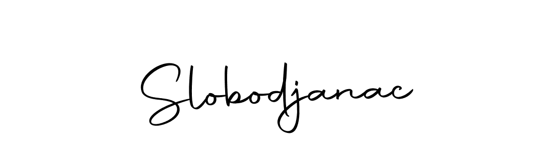 You should practise on your own different ways (Autography-DOLnW) to write your name (Slobodjanac) in signature. don't let someone else do it for you. Slobodjanac signature style 10 images and pictures png