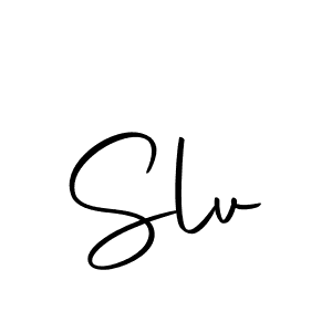 You should practise on your own different ways (Autography-DOLnW) to write your name (Slv) in signature. don't let someone else do it for you. Slv signature style 10 images and pictures png