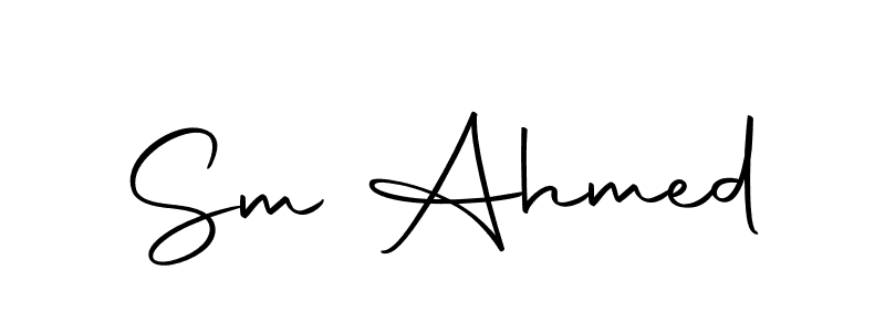 Similarly Autography-DOLnW is the best handwritten signature design. Signature creator online .You can use it as an online autograph creator for name Sm Ahmed. Sm Ahmed signature style 10 images and pictures png