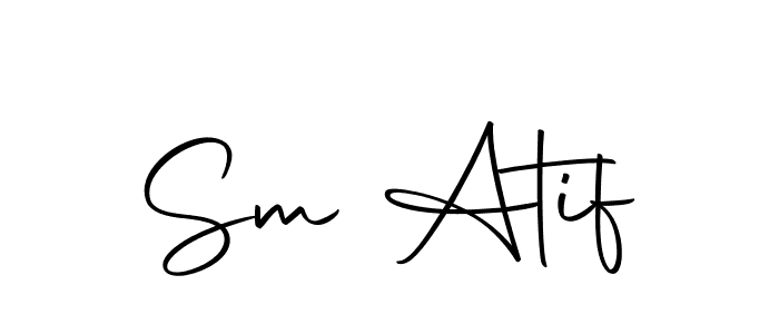 Make a beautiful signature design for name Sm Atif. Use this online signature maker to create a handwritten signature for free. Sm Atif signature style 10 images and pictures png