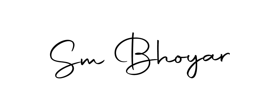 Also we have Sm Bhoyar name is the best signature style. Create professional handwritten signature collection using Autography-DOLnW autograph style. Sm Bhoyar signature style 10 images and pictures png