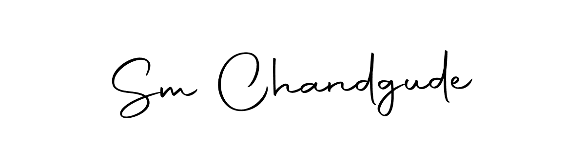 You can use this online signature creator to create a handwritten signature for the name Sm Chandgude. This is the best online autograph maker. Sm Chandgude signature style 10 images and pictures png