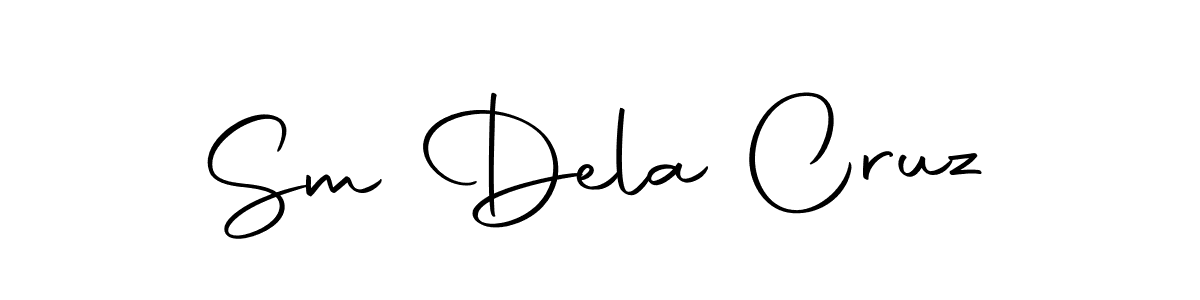 Sm Dela Cruz stylish signature style. Best Handwritten Sign (Autography-DOLnW) for my name. Handwritten Signature Collection Ideas for my name Sm Dela Cruz. Sm Dela Cruz signature style 10 images and pictures png