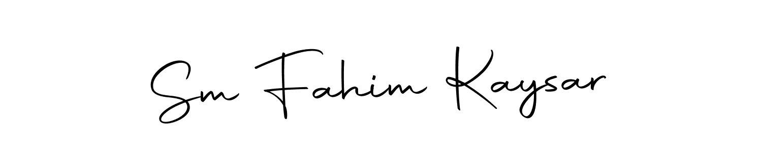 Also we have Sm Fahim Kaysar name is the best signature style. Create professional handwritten signature collection using Autography-DOLnW autograph style. Sm Fahim Kaysar signature style 10 images and pictures png