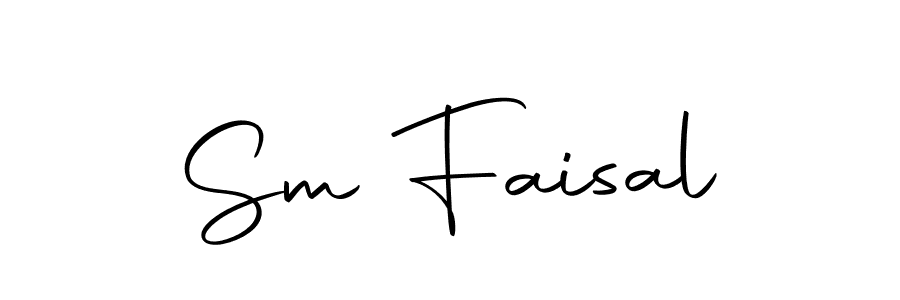 Use a signature maker to create a handwritten signature online. With this signature software, you can design (Autography-DOLnW) your own signature for name Sm Faisal. Sm Faisal signature style 10 images and pictures png