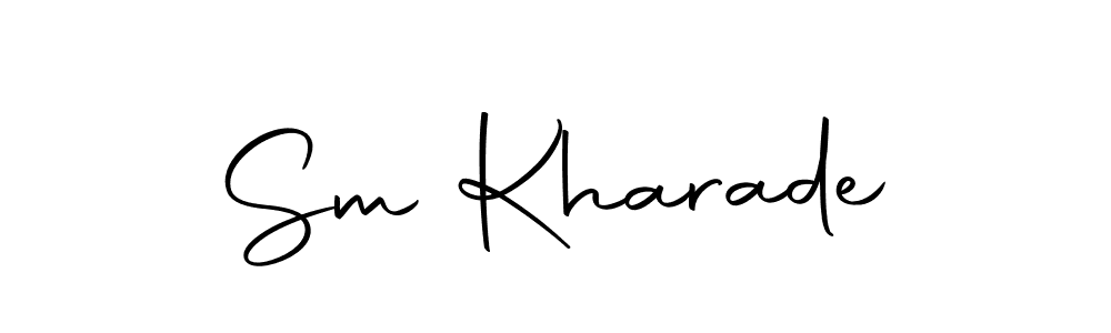 Autography-DOLnW is a professional signature style that is perfect for those who want to add a touch of class to their signature. It is also a great choice for those who want to make their signature more unique. Get Sm Kharade name to fancy signature for free. Sm Kharade signature style 10 images and pictures png