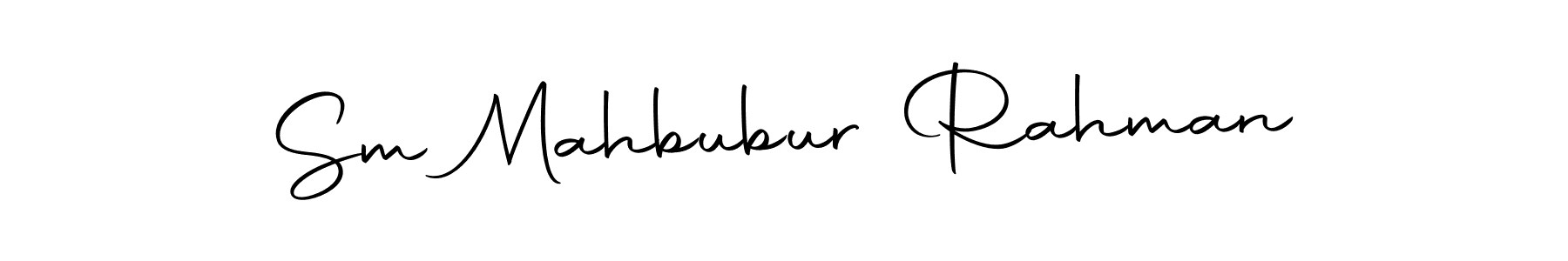 Use a signature maker to create a handwritten signature online. With this signature software, you can design (Autography-DOLnW) your own signature for name Sm Mahbubur Rahman. Sm Mahbubur Rahman signature style 10 images and pictures png