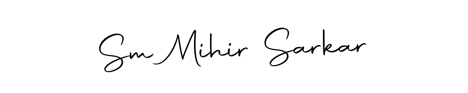 Design your own signature with our free online signature maker. With this signature software, you can create a handwritten (Autography-DOLnW) signature for name Sm Mihir Sarkar. Sm Mihir Sarkar signature style 10 images and pictures png