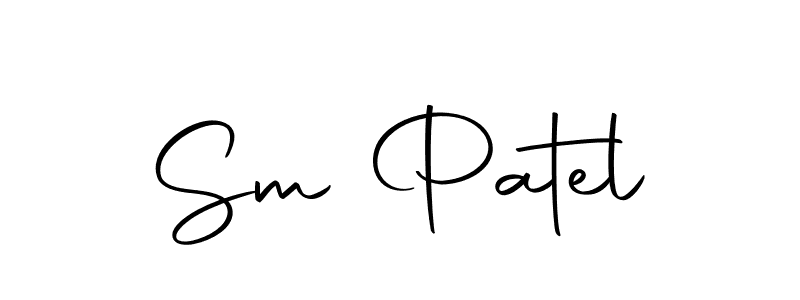 How to make Sm Patel signature? Autography-DOLnW is a professional autograph style. Create handwritten signature for Sm Patel name. Sm Patel signature style 10 images and pictures png