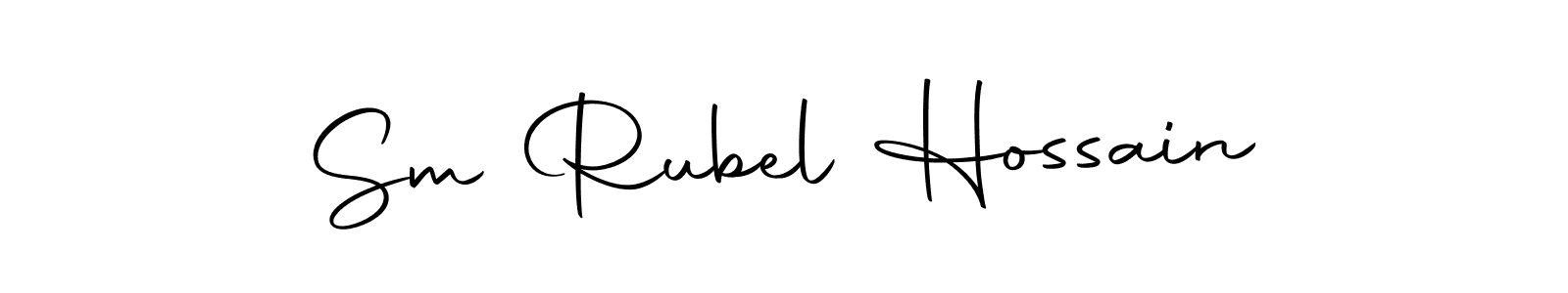Make a short Sm Rubel Hossain signature style. Manage your documents anywhere anytime using Autography-DOLnW. Create and add eSignatures, submit forms, share and send files easily. Sm Rubel Hossain signature style 10 images and pictures png