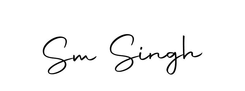 You should practise on your own different ways (Autography-DOLnW) to write your name (Sm Singh) in signature. don't let someone else do it for you. Sm Singh signature style 10 images and pictures png