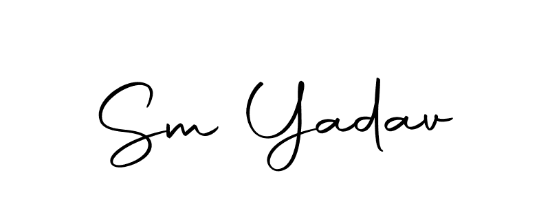 You can use this online signature creator to create a handwritten signature for the name Sm Yadav. This is the best online autograph maker. Sm Yadav signature style 10 images and pictures png