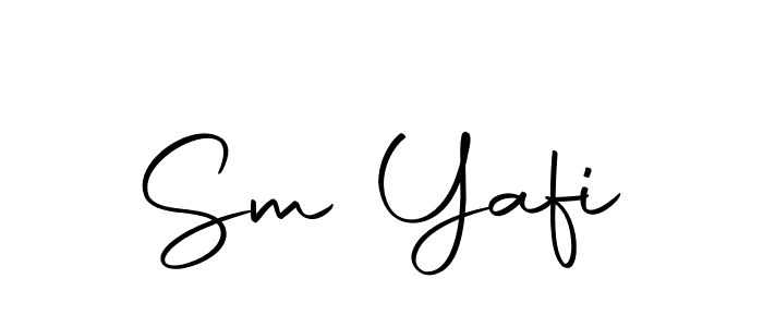 Also we have Sm Yafi name is the best signature style. Create professional handwritten signature collection using Autography-DOLnW autograph style. Sm Yafi signature style 10 images and pictures png